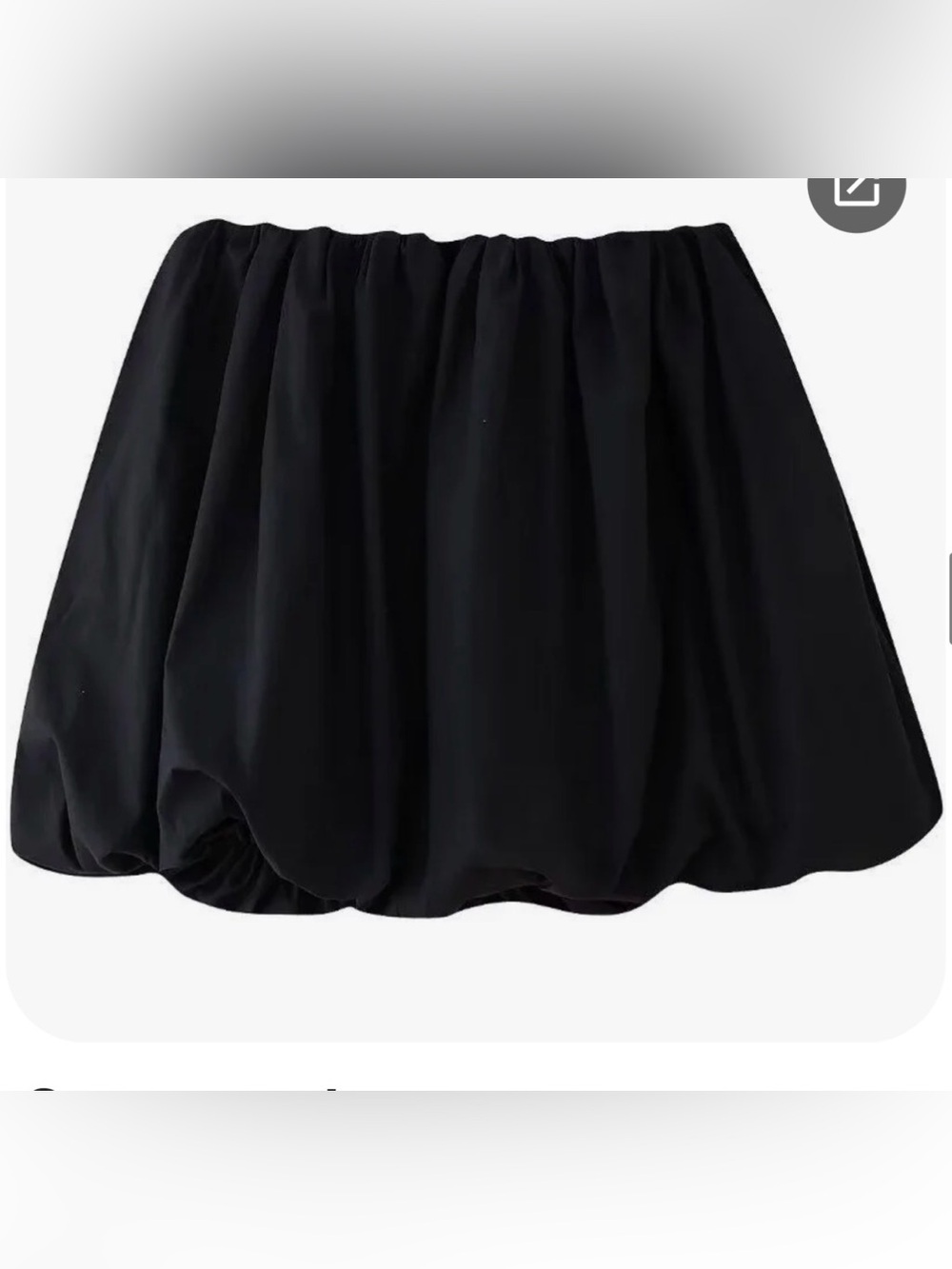 Black Bubble Hem Women’s Shorts
